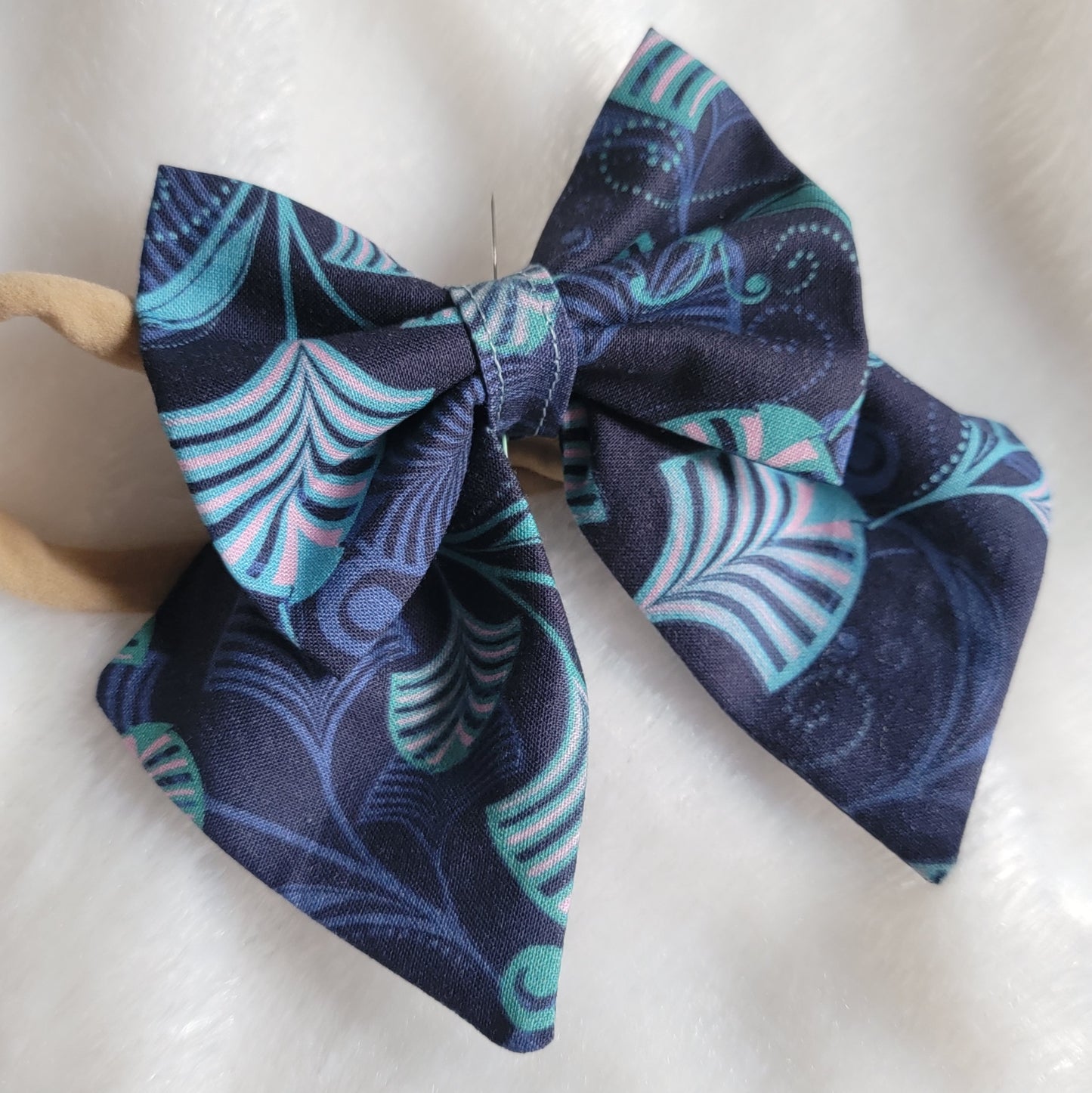 Custom - baby bow & dog bow set