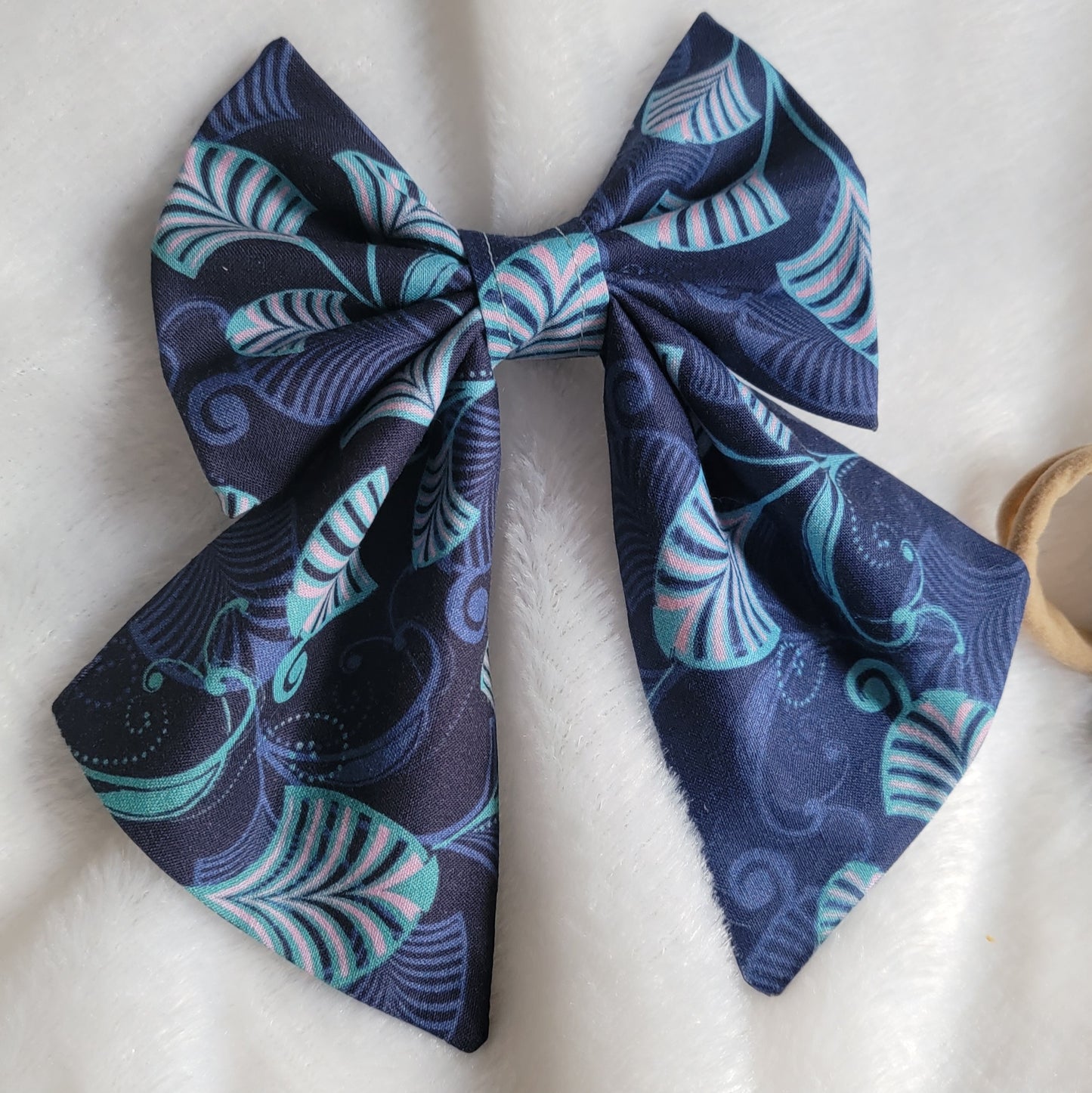 Custom - baby bow & dog bow set