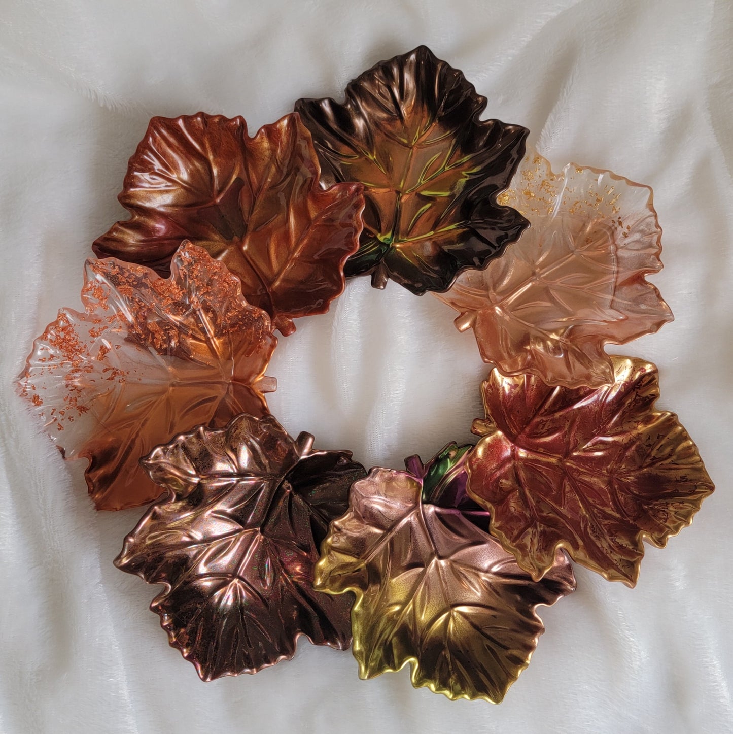Golden Glow Maple Dish