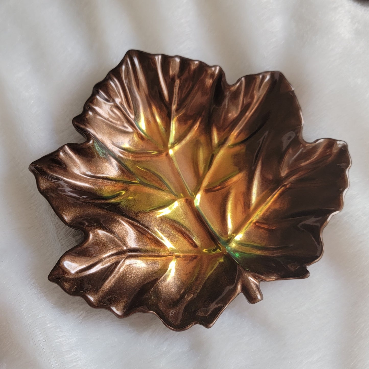 Golden Glow Maple Dish