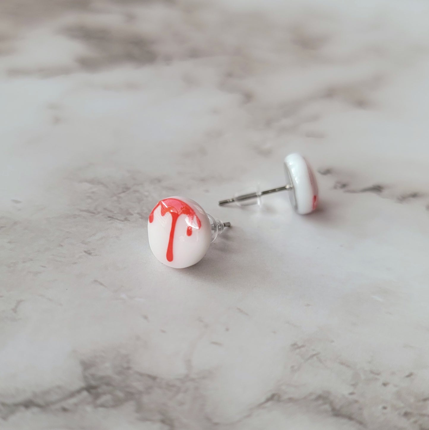 Reserved - Custom Resin Post Earrings