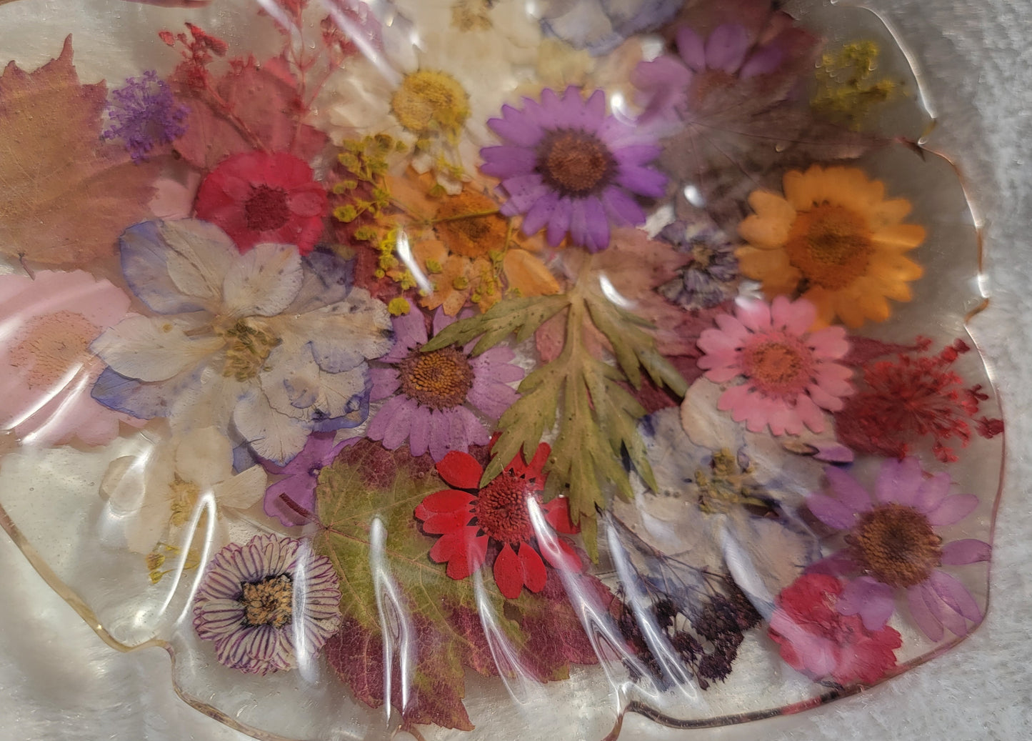 Floral Monstera Dish