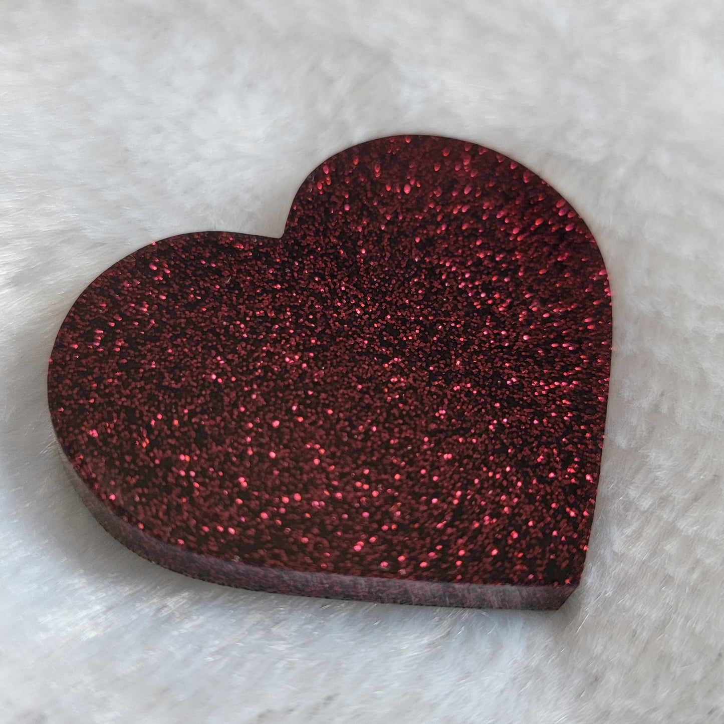 Red & Yellow Glitter Hearts