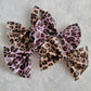 Leopard Hair Bows