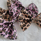 Leopard Hair Bows