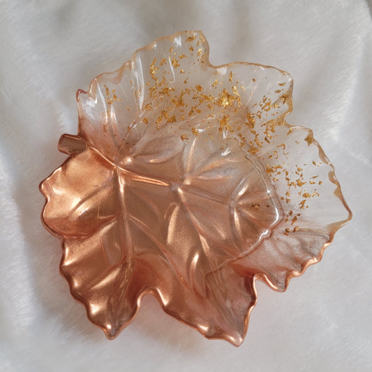 Rose Gold Maple Dish