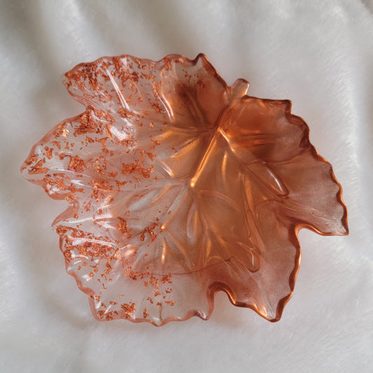 Bright Copper Maple Dish