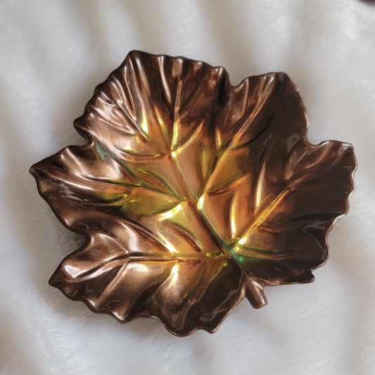 Golden Glow Maple Dish