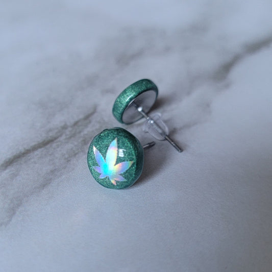 Reserved - Custom Resin Post Earrings