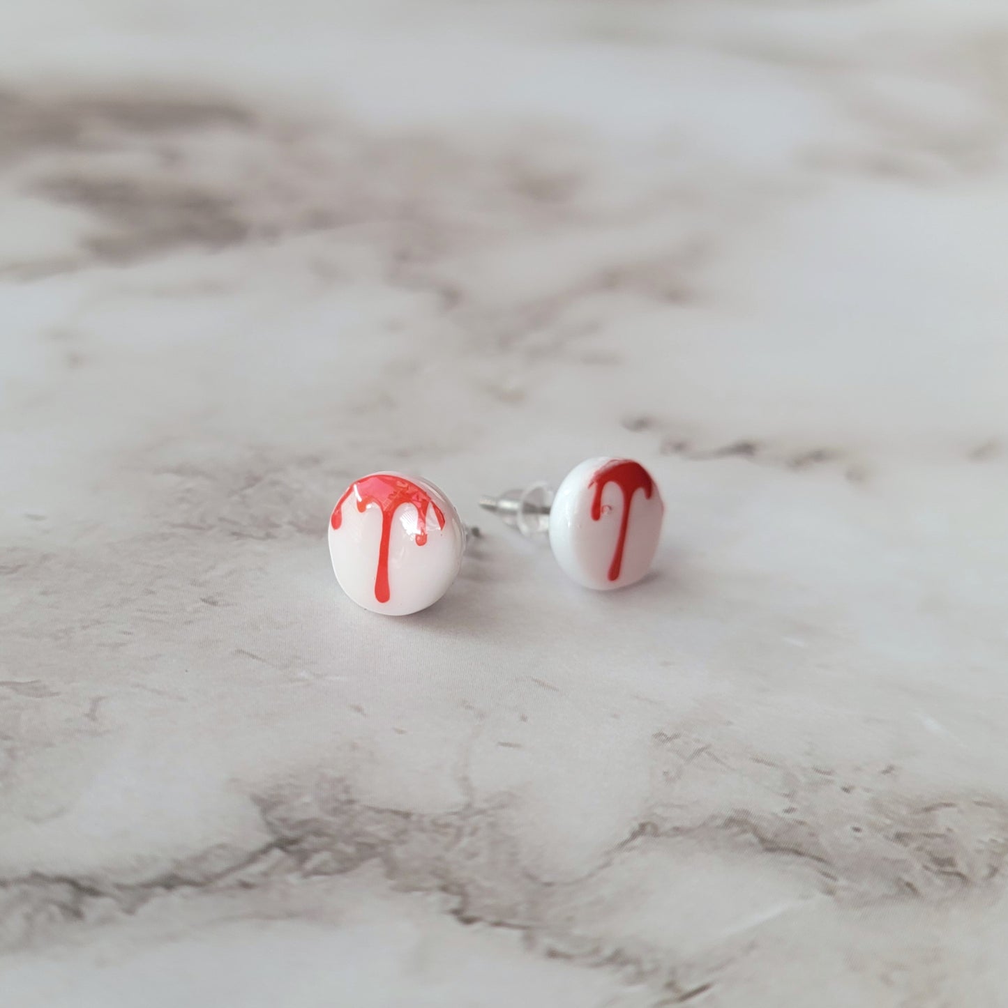 Reserved - Custom Resin Post Earrings