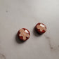 Gingerbread Resin Post Earrings