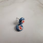 Snowman Resin Post Earrings