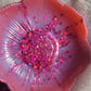 Fuchsia Burst Lotus Blossom Dish