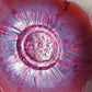 Fuchsia Burst Lotus Blossom Dish