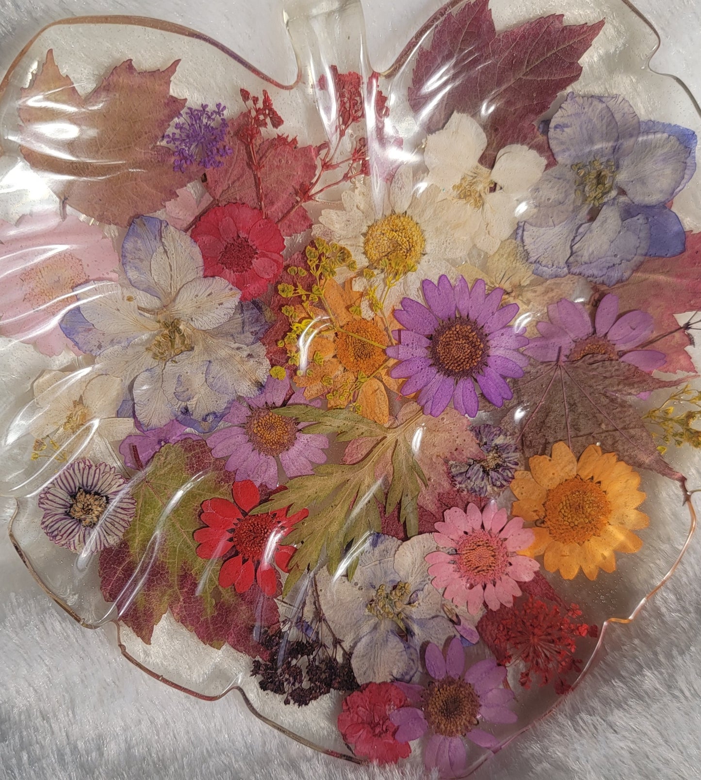 Floral Monstera Dish