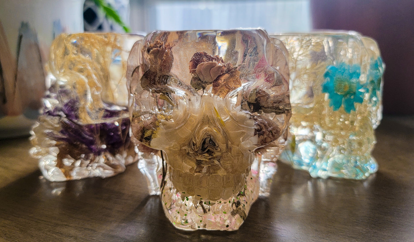 Floral Skulls