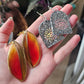 Reserved - Earrings & Plant Charms