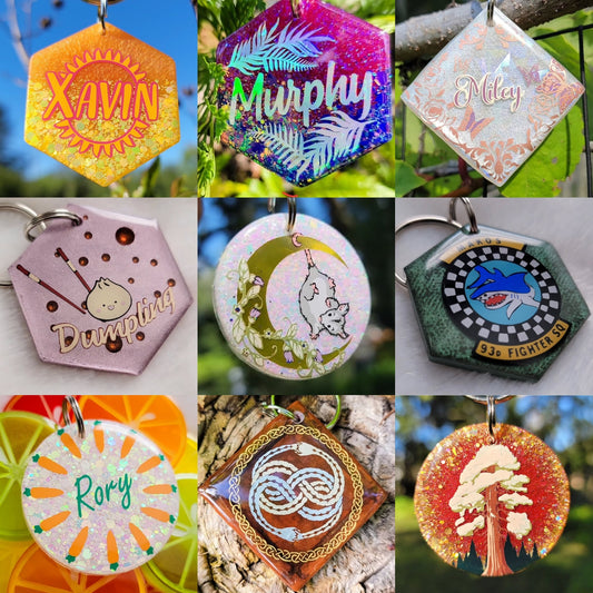 Custom Resin Tag or Charm