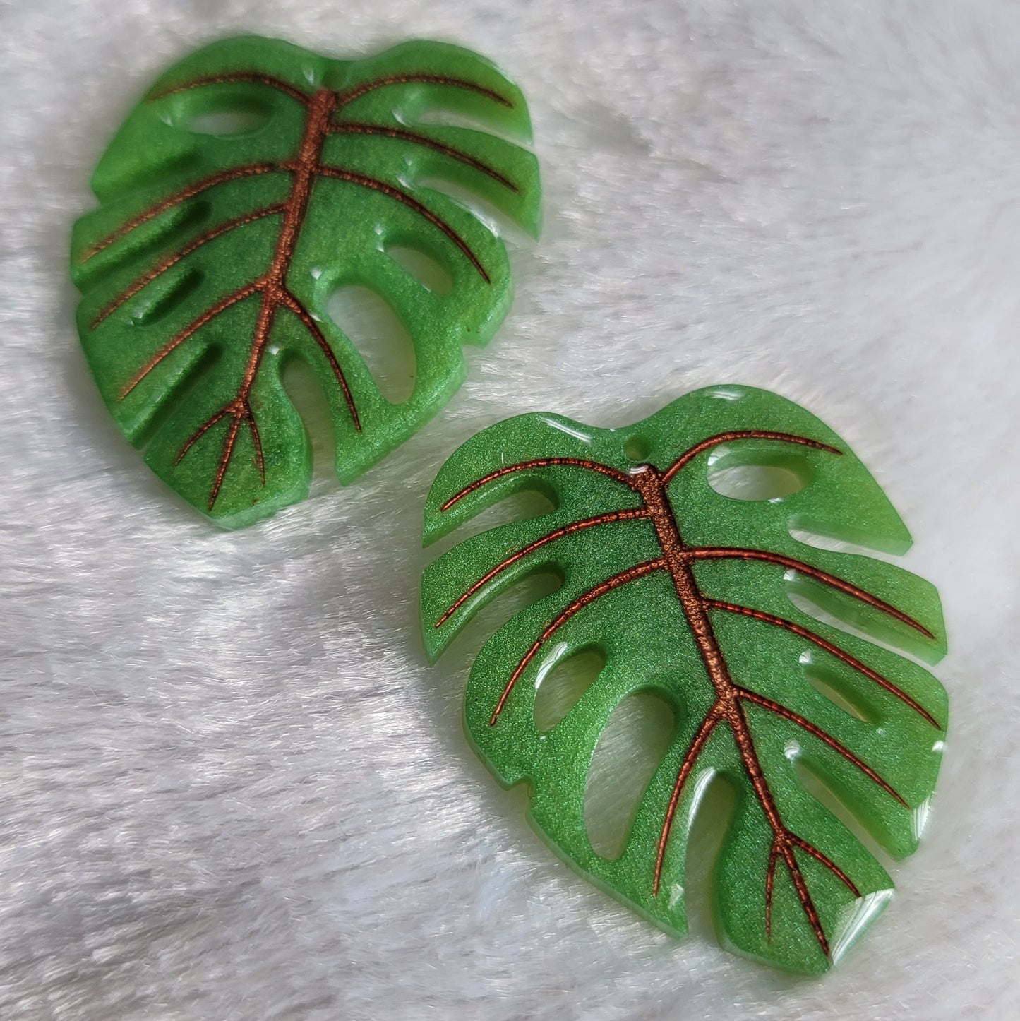 Sage Green Monstera Leaves