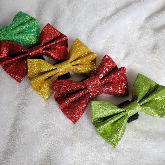 Christmas Glitter Bows