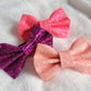 Fuchsia Glitter Bow