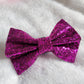 Fuchsia Glitter Bow