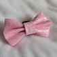 Baby Pink Glitter Bow